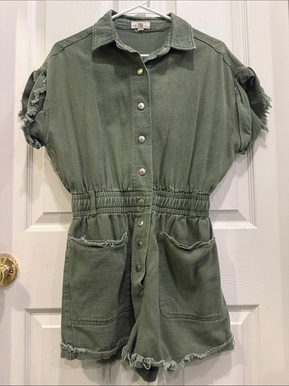 BUCKETLIST Olive Green Casual Top